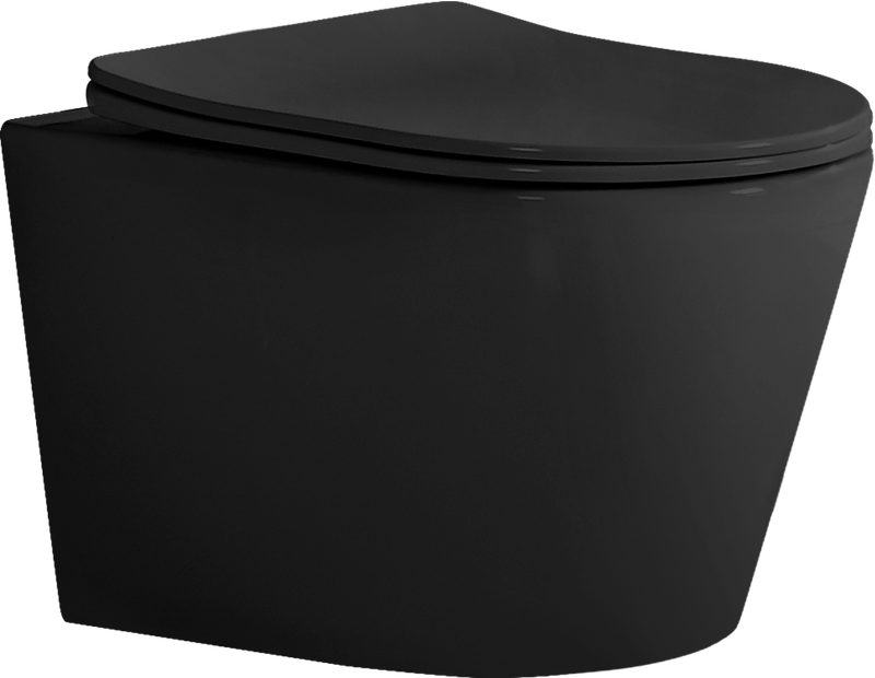 WC SUSPENDU VINTO NOIR MAT