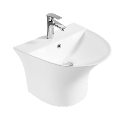VASQUE SUSPENDUE CERA-2629 BLANC