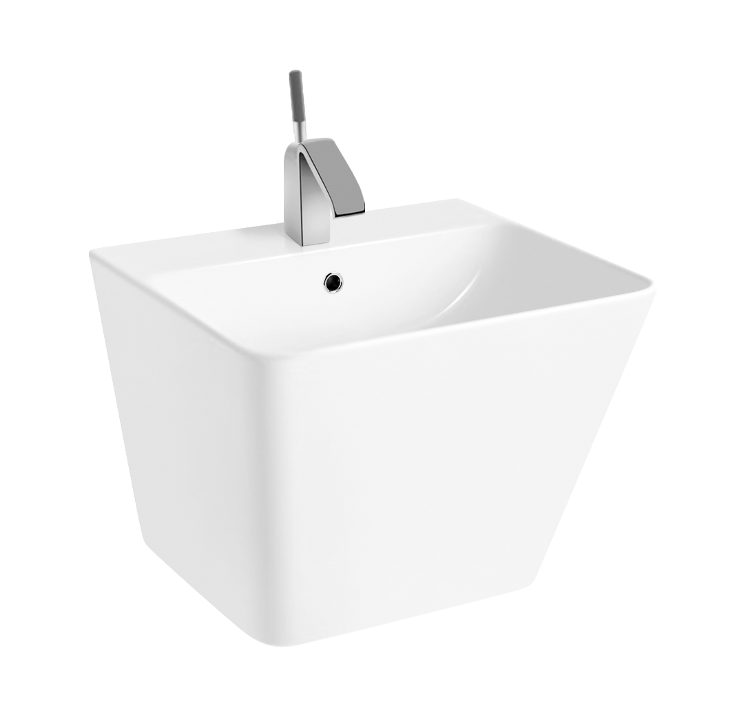 VASQUE SUSPENDUE CERA-2630 BLANC