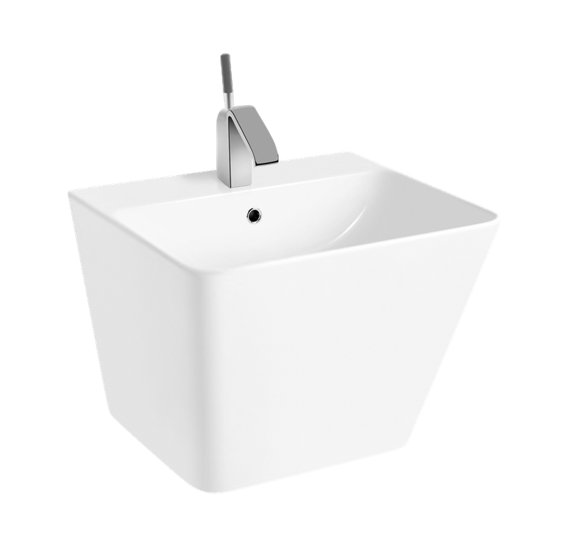VASQUE SUSPENDUE CERA-2630 BLANC