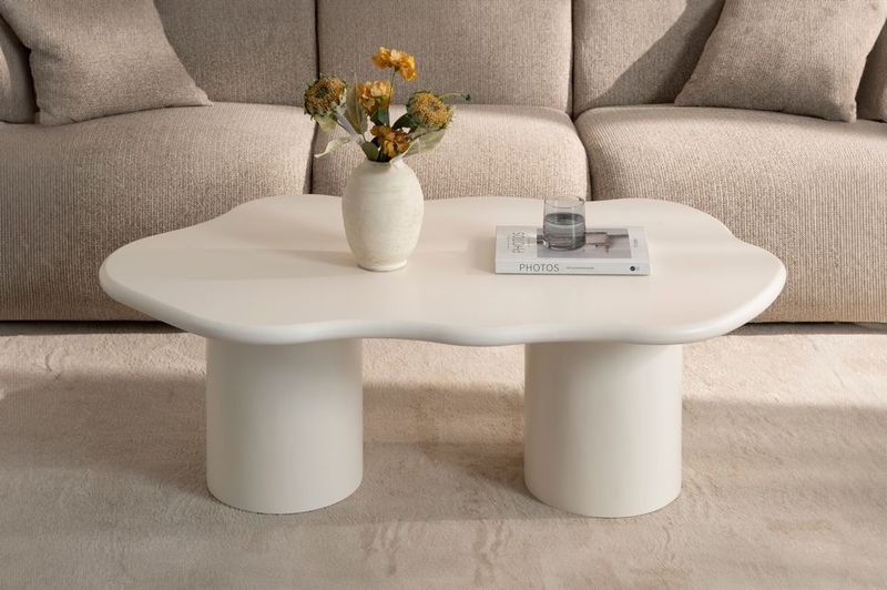 Table basse Anna 120 cm crème - Réf: Anna1200 PT-11M
