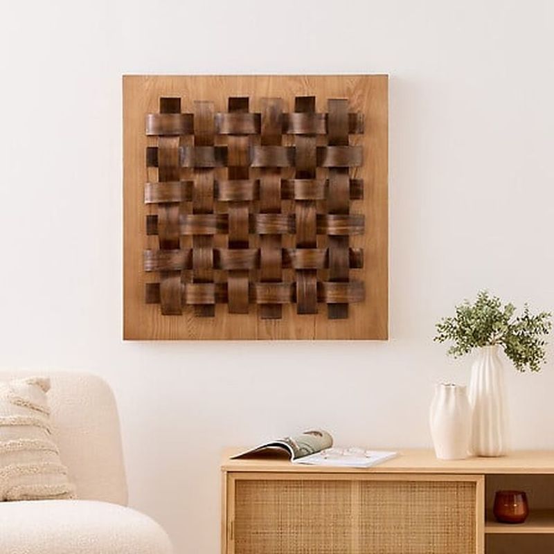Déco murale Marc 76cm bois 223847