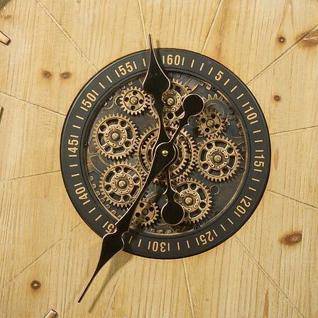 Horloge avec mécanisme Micka diam 63,5 cm MDF et verre 215588