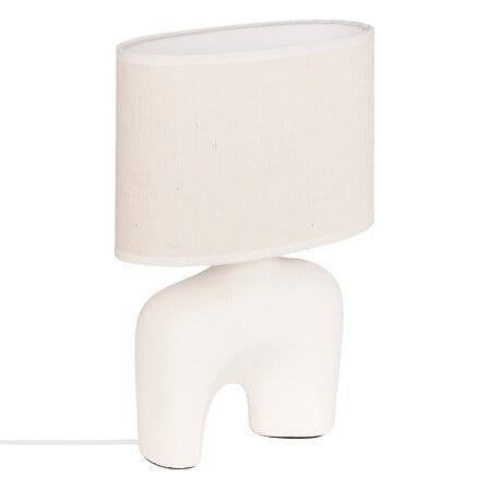 Lampe Gaby haut 31,5 cm blanc 210347