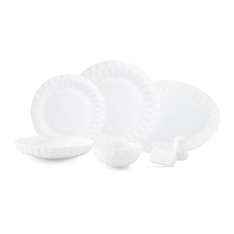 Set assiette Saphir 27 pcs blanc - LDS-2713