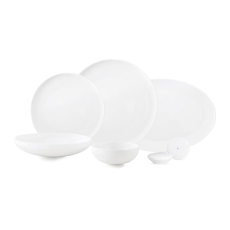 Set assiette Serenity 27 pcs blanc - LDS-2715