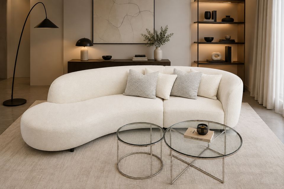 Canapé Siena 280 cm blanc | Moda Design