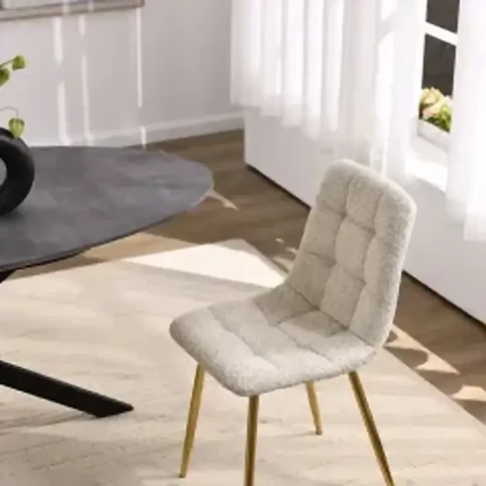 Chaise Sara Gold beige - Réf: 998-04