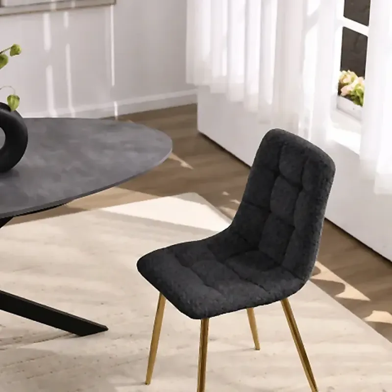 Chaise Sara Gold Noir - Réf: 998-16