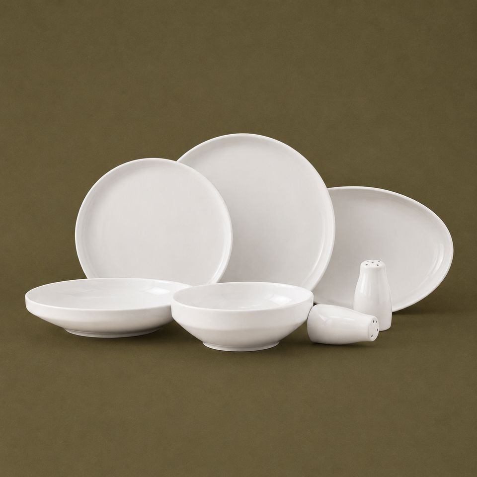 Set assiette Claire 27 pcs blanc - LDS-2701