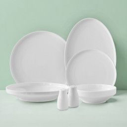 Set assiette Claire 27 pcs blanc - LDS-2701