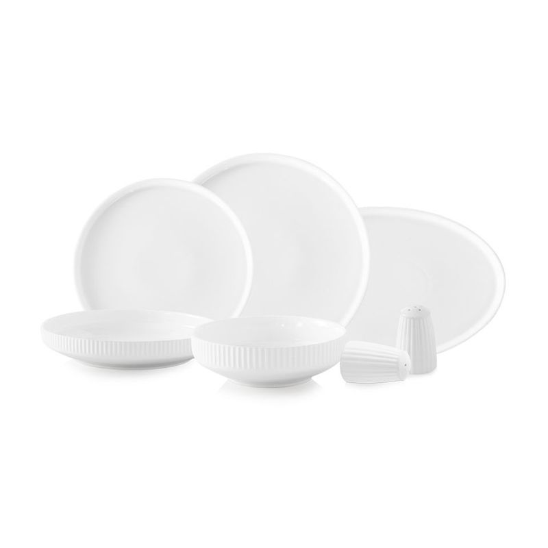 Set assiette Grace 27 pcs blanc - LDS-2703