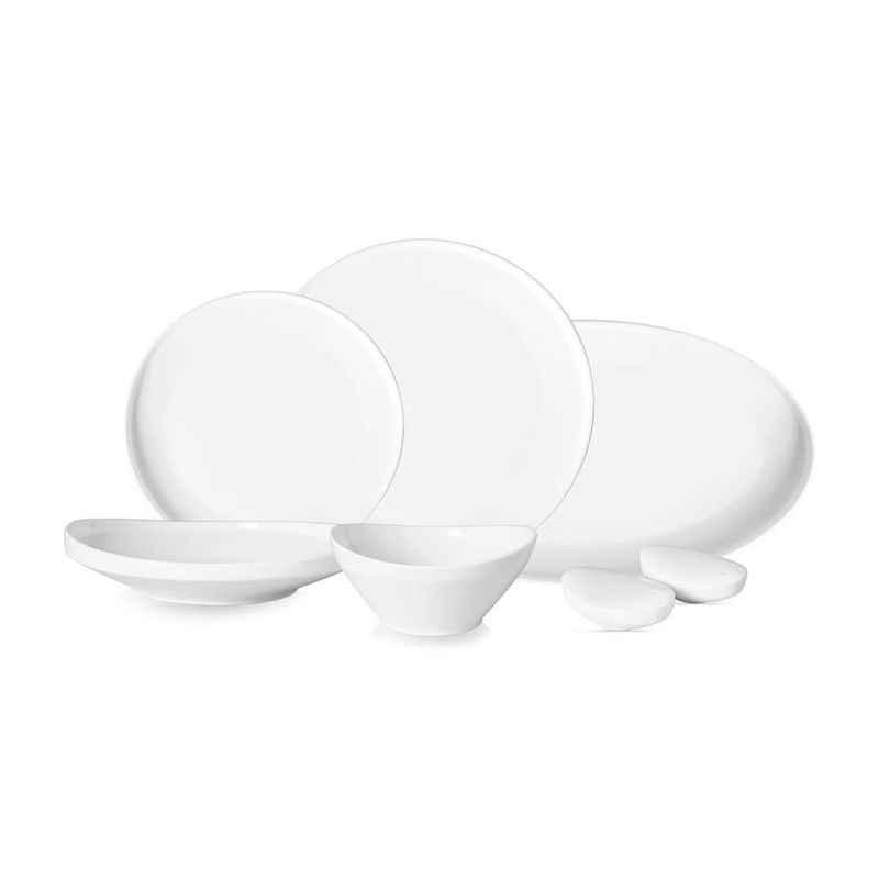Set assiette Luna 27 pcs blanc - LDS-2707