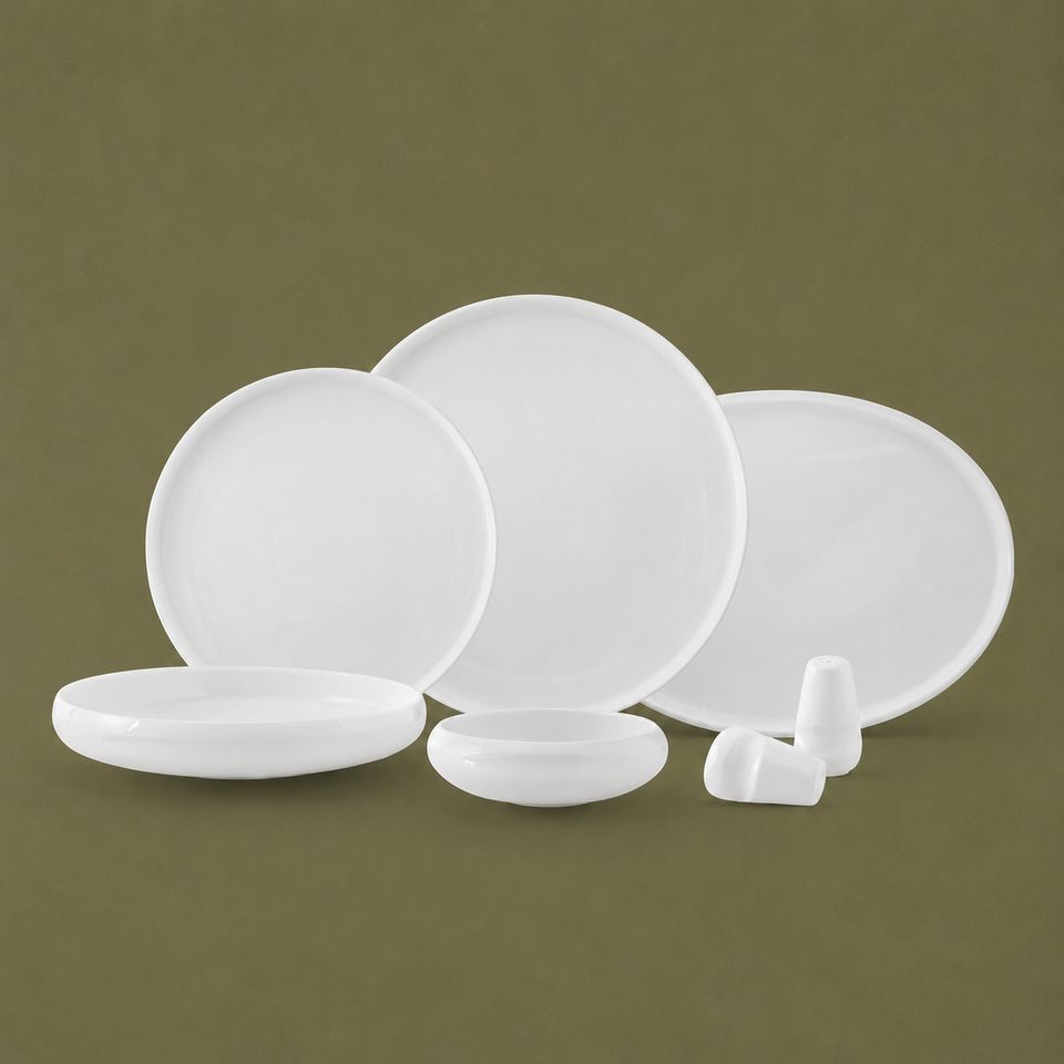 Set assiette Moon 27 pcs blanc - LDS-2711