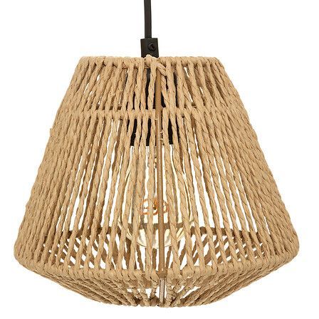 Suspension Jily 3 lampes en corde naturelle – Ø20 cm | 182476