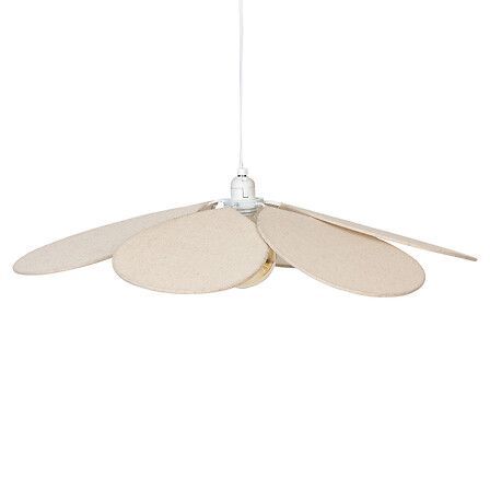 Suspension Naya pétales en lin beige – Ø72 cm | 202639