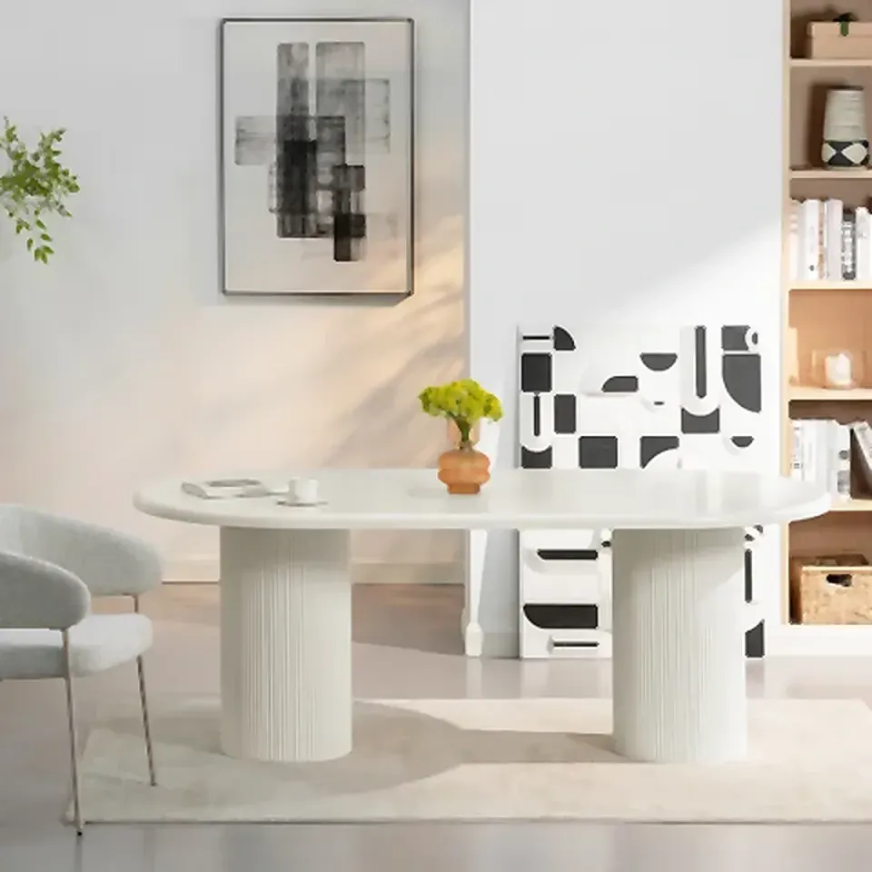 Table à manger Arch 200cm crème - Réf: Arch2000PT11M