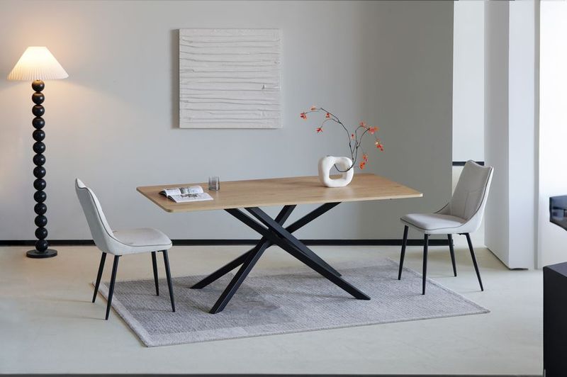 Table à manger Elena 180 cm - Réf: Elena1800 S22 chêne naturel