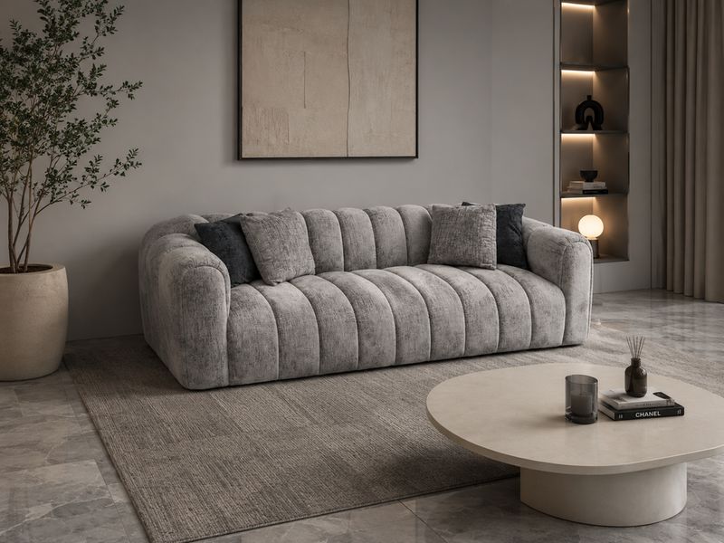 Canapé Ava10 Tissu Chenille Texturé | UP23052