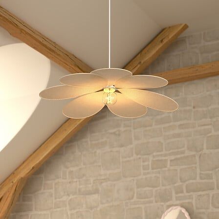 Grande suspension pétales beige – Ø100 cm | 202679