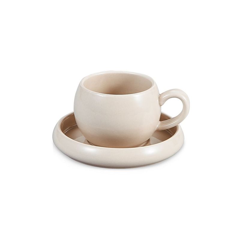Set tasse Cosmo beige 12 pièces 120ml | LDS-1208