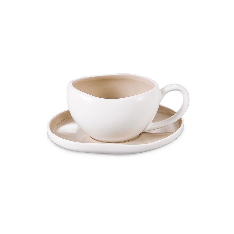 Set tasse Curvy bicolore 12 pièces 200ml | LDS-1210