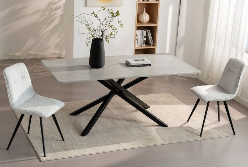 Table à manger Elena 180 cm - Réf: Elena1800 S06 gris