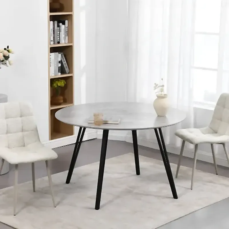 Table à manger Laura 120 cm - Réf: Laura 1200 S06 Gris