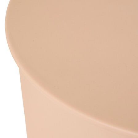 Table d’appoint Palomba en métal beige – Ø31 cm | 213058A