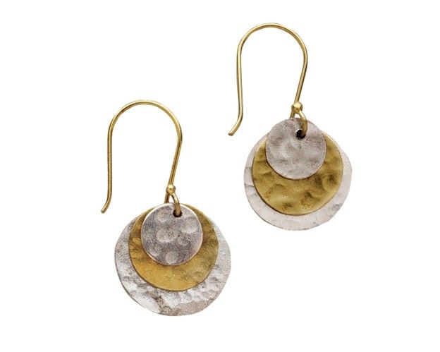 Three Discs Earrings