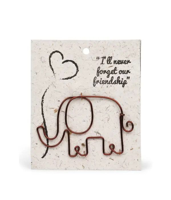 Wire Elephant Bookmark