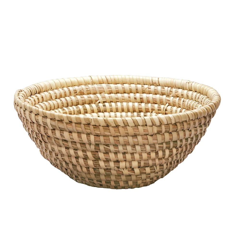 Kaisa Grass Basket Bowl - 11&quot;