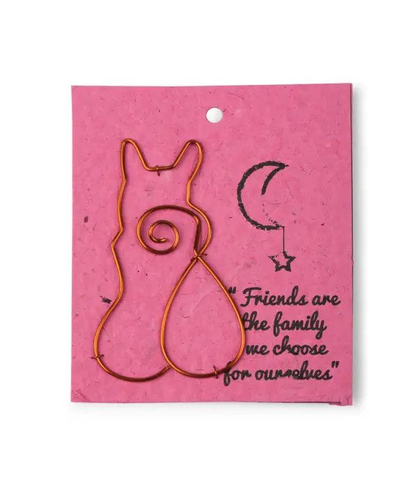 Wire Cat Bookmark