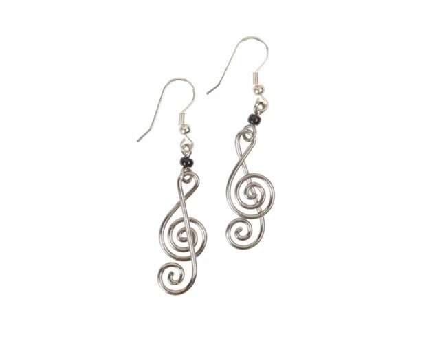 Treble Clef Earrings