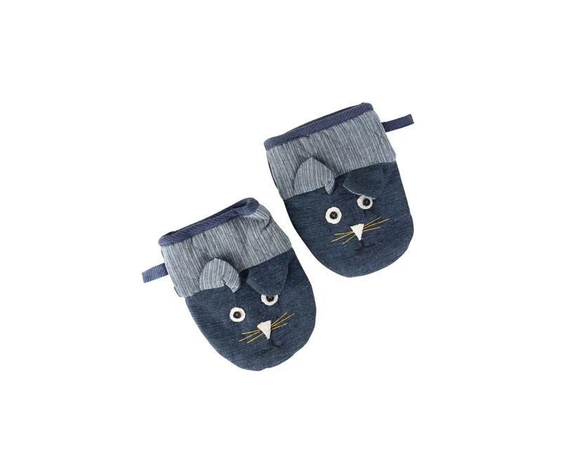 Kitty Oven Mitts