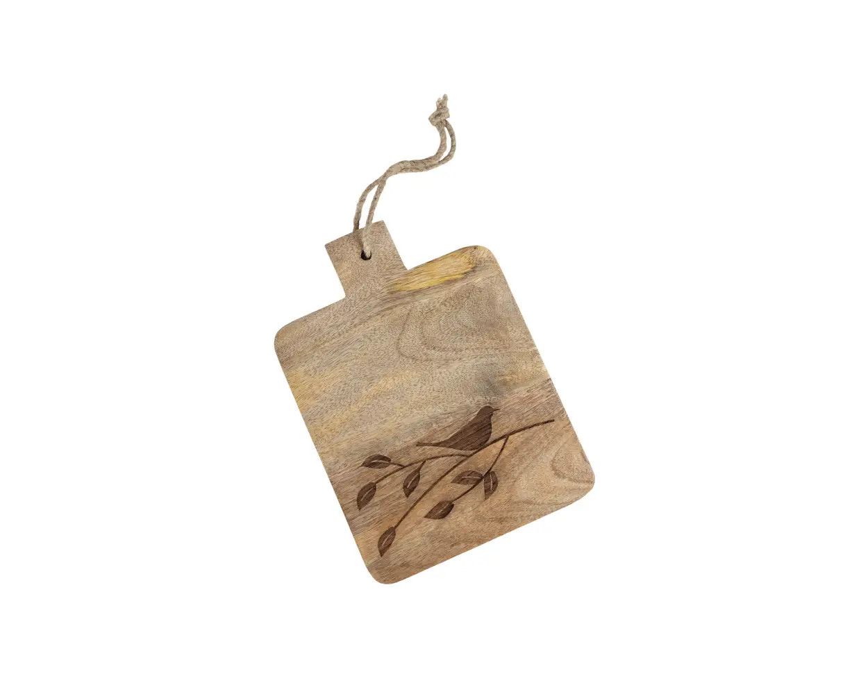 Mango Wood Bird &amp; Branch Serving Board