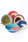 Basket Kenyan Fruit &amp; Grain Assorted Colors &amp; Patterns