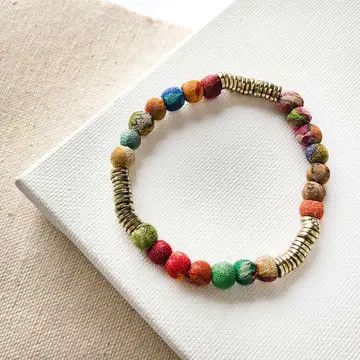 Paillette Kantha Bracelet