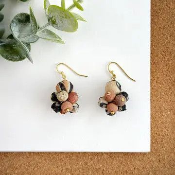 Desertscape Kantha Drop Earrings