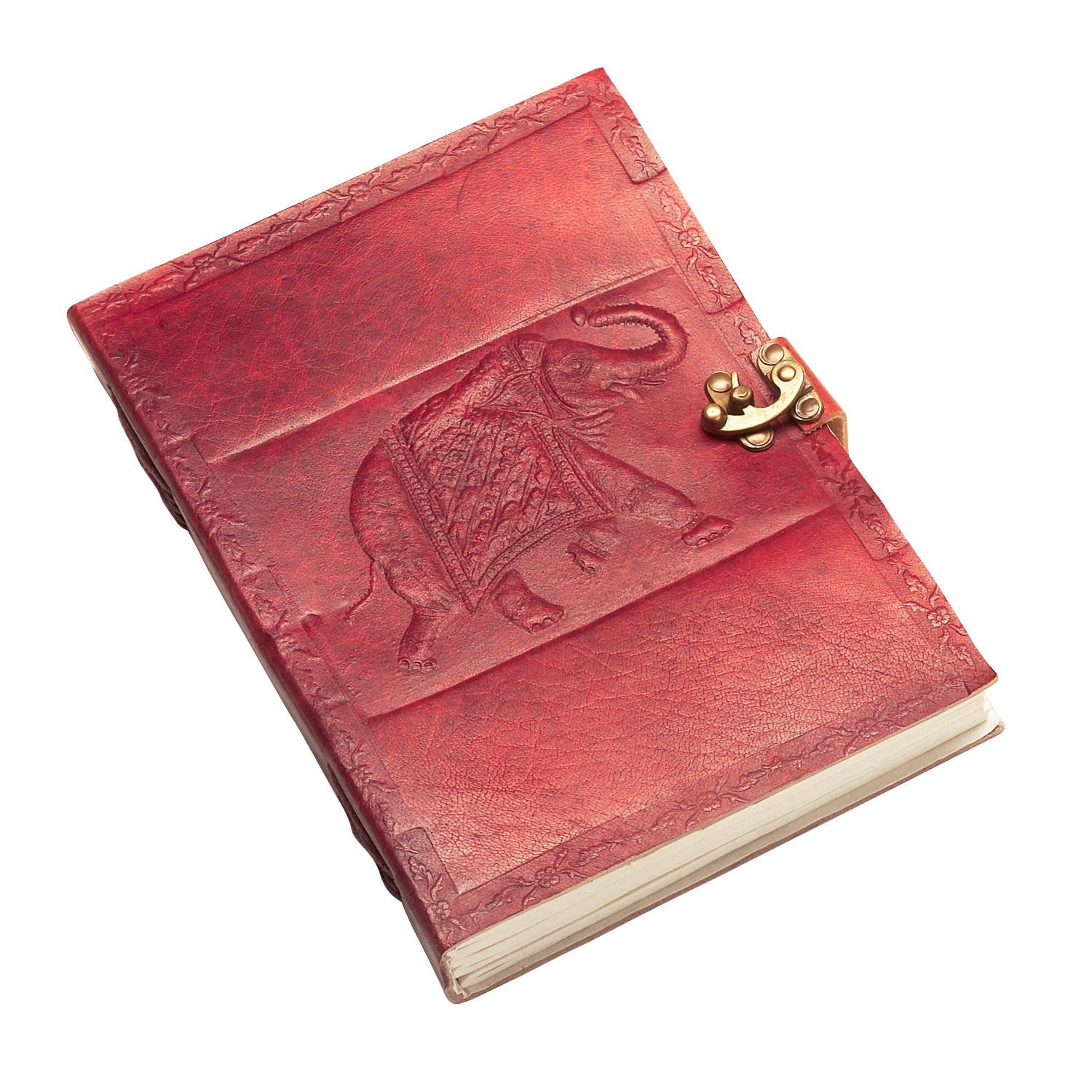 Embossed Leather Elephant Journal