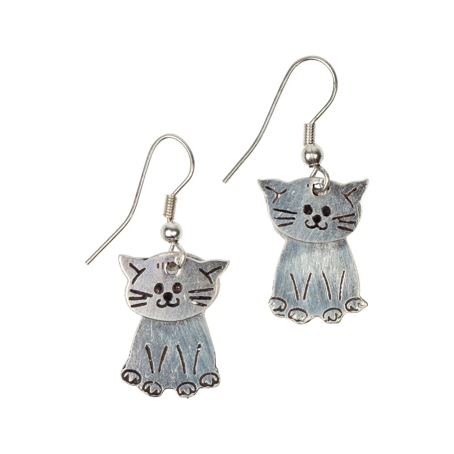 Swinging Kitty Earrings