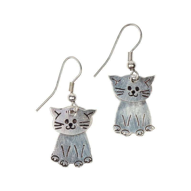 Swinging Kitty Earrings