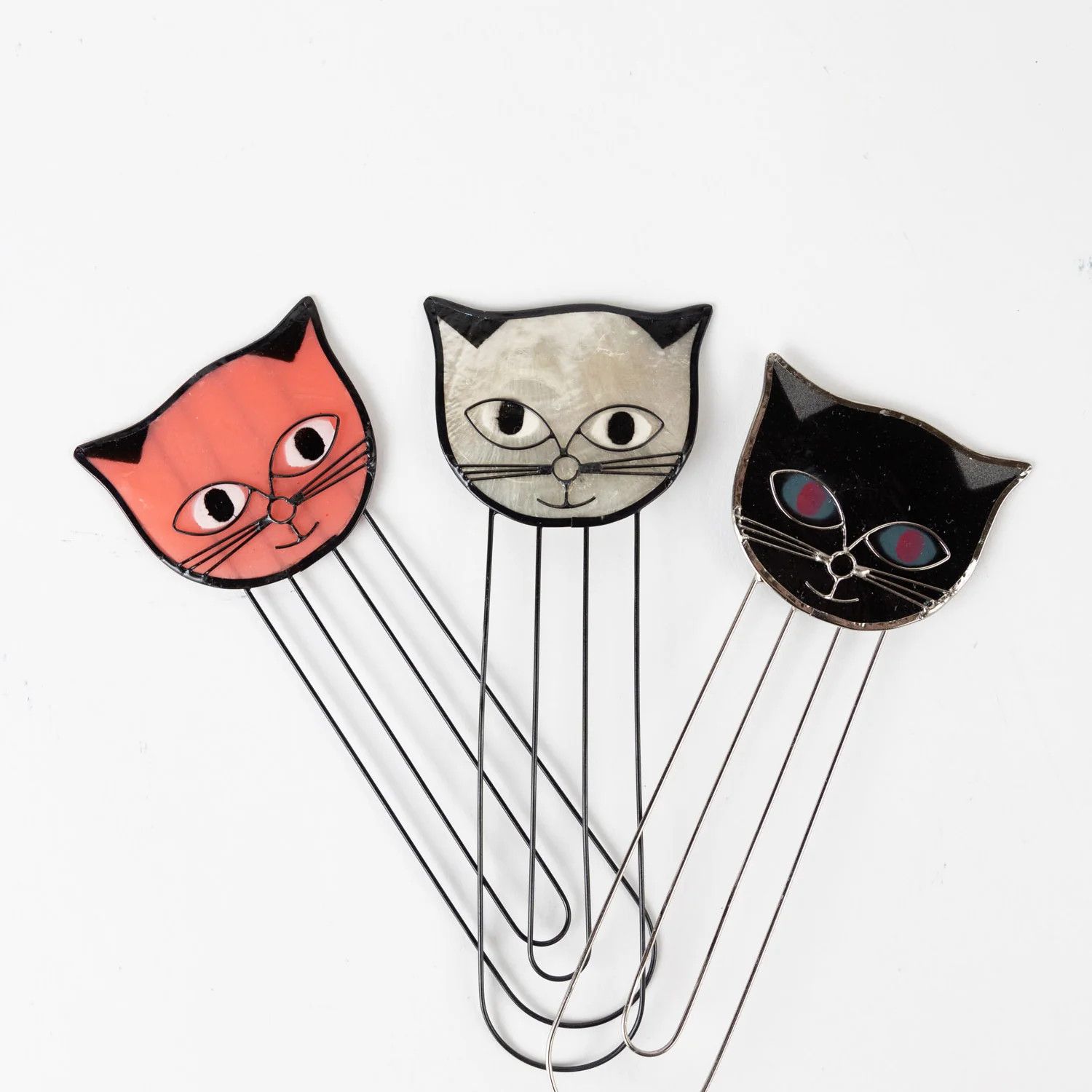 Capiz Shell Cat Bookmark