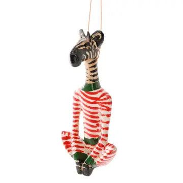 Jammies Zebra Ornament