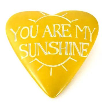 Soapstone Heart You are My Sunshine