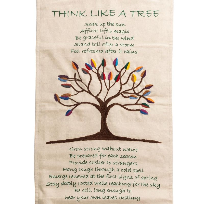 Think Like a Tree Wall Hanging