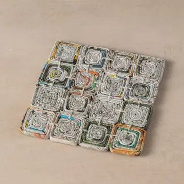 Recycled Newspaper Trivet