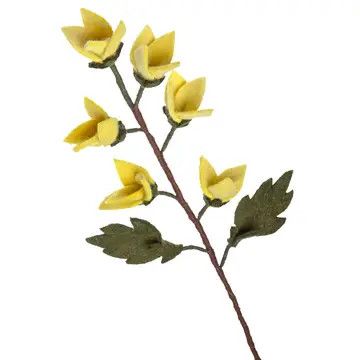 Felt Flower Stem Forsythia