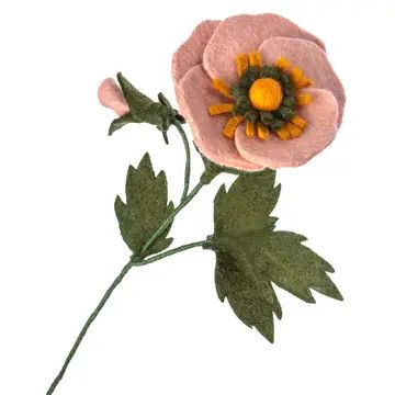 Felt Flower Stem Peony