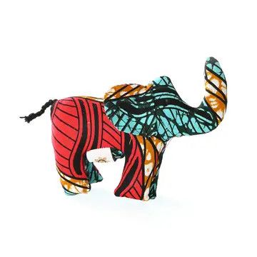 Colorful Kitenge Cloth Elephant